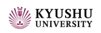 Kyushu University logo