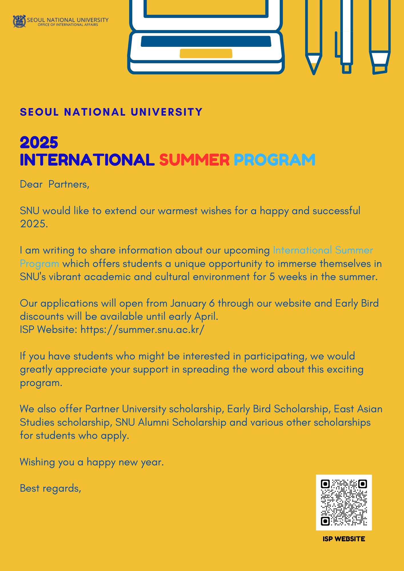 [Fwd 2025 Summer] 2025 SKKU International Summer Semester Office of