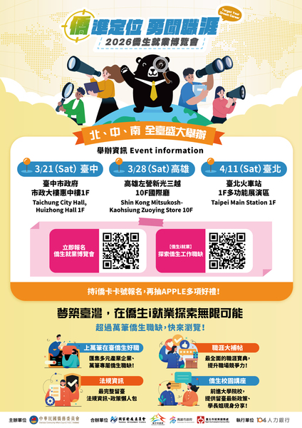 【活動轉知】2026年僑生就業博覽會圖片